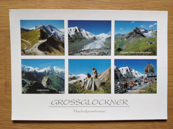 Postcard Grossglockner Hochalpenstrasse