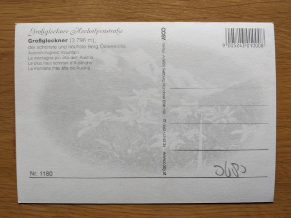 Postcard Grossglockner Hochalpenstrasse - Image 2