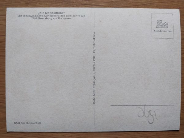 Postcard Die Meersburg Bodensee - Image 2