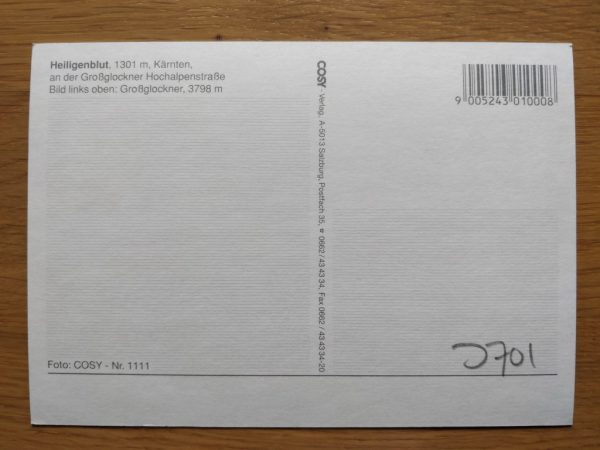 Postcard Heiligenblut Grossglocknrer - Image 2