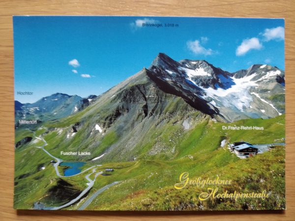 Postcard Grossglockner Hochalpenstrasse Edelweiss Spitze