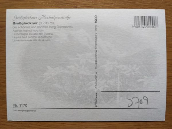 Postcard Grossglockner Hochalpenstrasse - Image 2