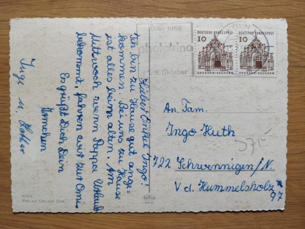 Postcard Koln Dom - Image 2