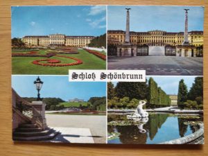 Postcard Schloss Schonbrun Wien