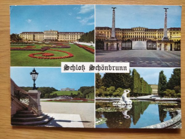 Postcard Schloss Schonbrun Wien