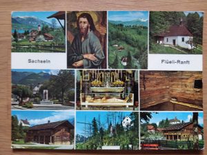 Postcard Sachsein Flueli Ranft