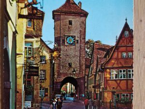 Postcard Rothenburg  am Plonlein