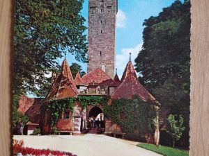 Postcard Rothenburg Burgtor