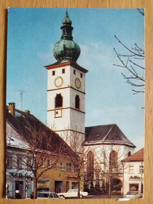 Postcard Tirschenreuth Kirche
