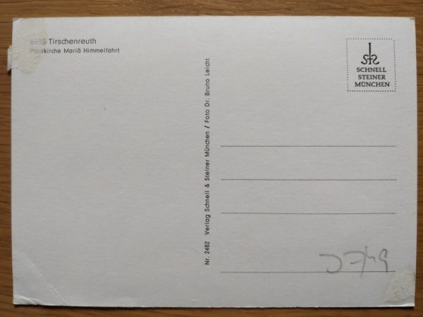 Postcard Tirschenreuth Kirche - Image 2