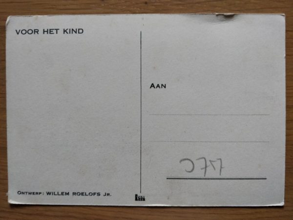 Postcard Voor het Kind Willem Roelofs - Image 2