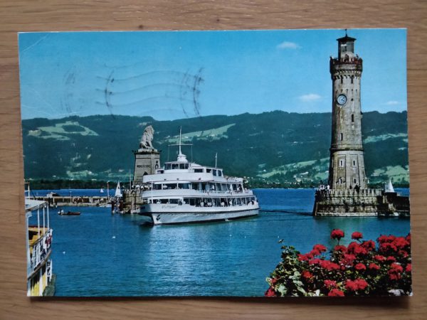 Postcard MS Stuttgart Lindau