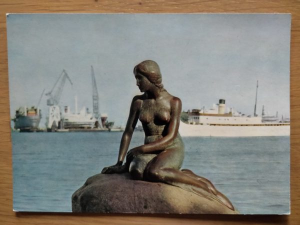 Postcard Denmark Copenhagen Mermaid