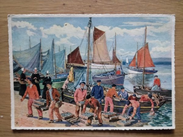 Postcard Harbour France Gaby