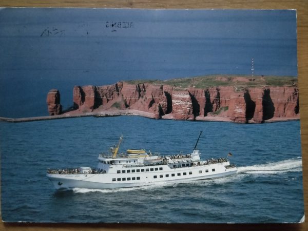 Postcard Boat MS Funny Girl