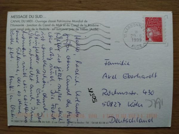 Postcard Canal du Midi - Image 2