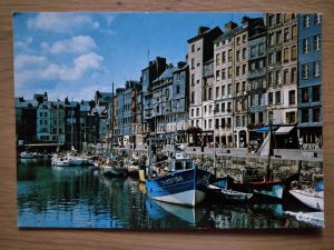 Postcard Honfleur Bassin