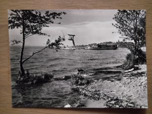Postcard Klink Boat Waren