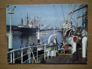Postcard Europahafen Bremen