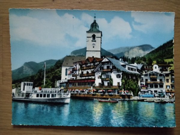 Postcard Salzkammergut Austria