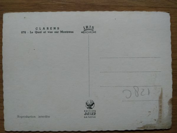 Postcard Clarens Montreux - Image 2