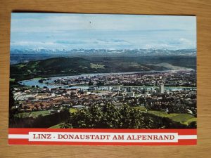 Postcard Linz Donaustadt