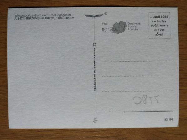 Postcard Hochzeiger Jerzens Tirol - Image 2