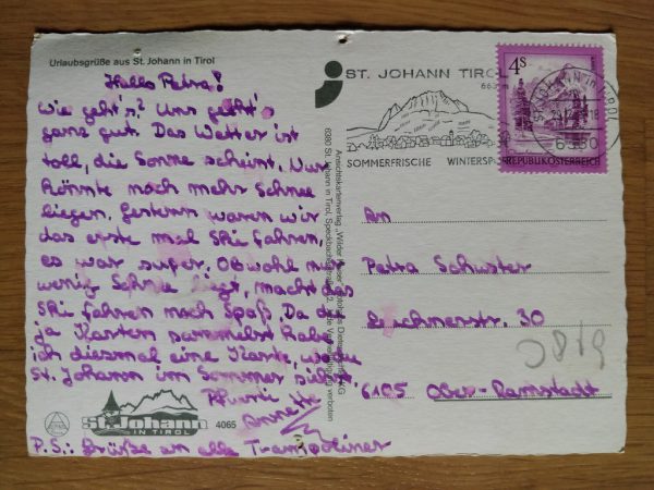 Postcard St Johann Tirol - Image 2