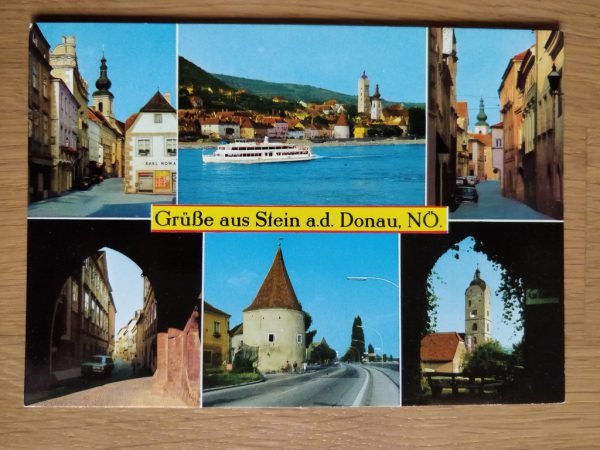 Postcard Stein a d Donau