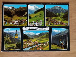 Postcard Gruss aus dem Zillertal