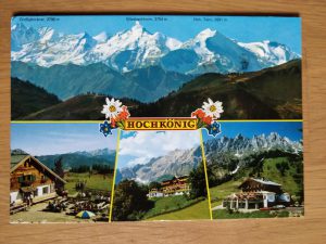 Postcard Hochkonig Muhlbach