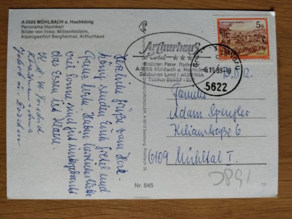 Postcard Hochkonig Muhlbach - Image 2