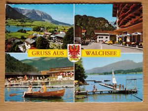 Postcard Gruss aus Walchsee