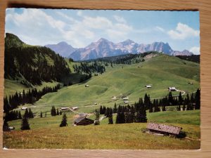 Postcard Lofeler Alm Steinberge