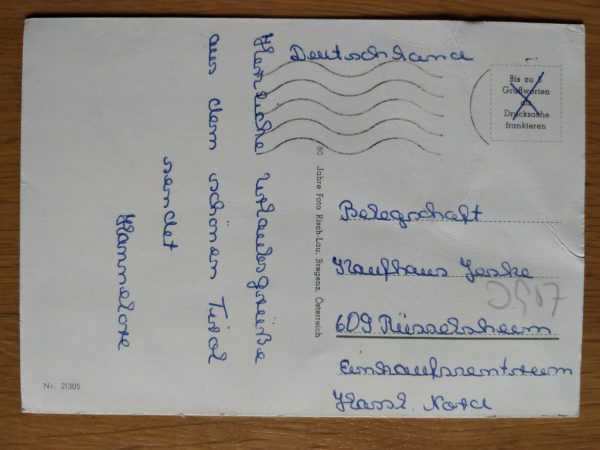 Postcard Der Reuttener Talkessel - Image 2