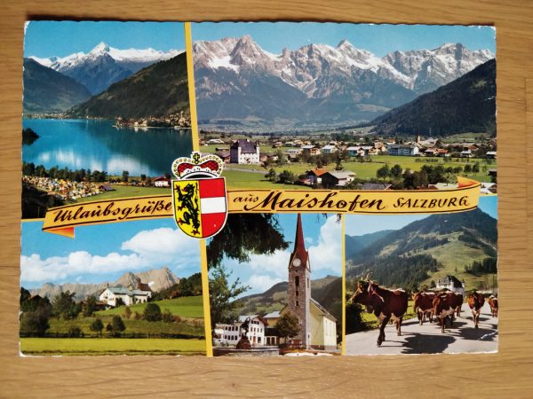 Postcard Maishofen Salzburg