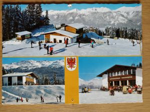 Postcard Mittelstation Tulfes Tirol