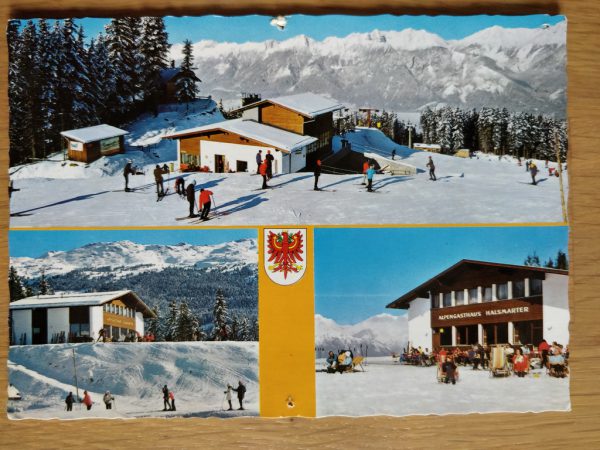 Postcard Mittelstation Tulfes Tirol