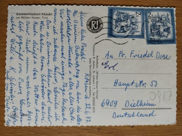 Postcard Kossen am Wilden Kaiser - Image 2