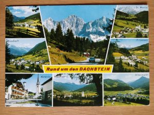 Postcard Rund um den Dachstein