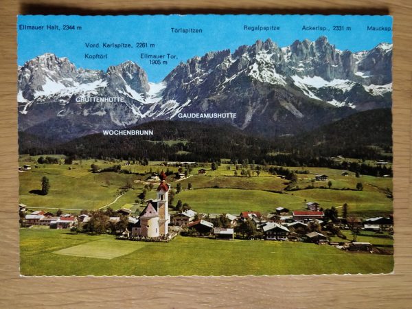Postcard Going mit Wildem Kaiser