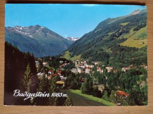 Postcard Badgastein Mountain