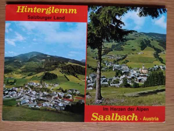 Postcard Hinterglemm Saalbach