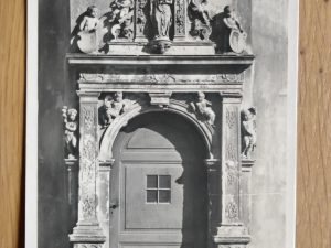 Postcard Freiburg Portal im Bezirksambt