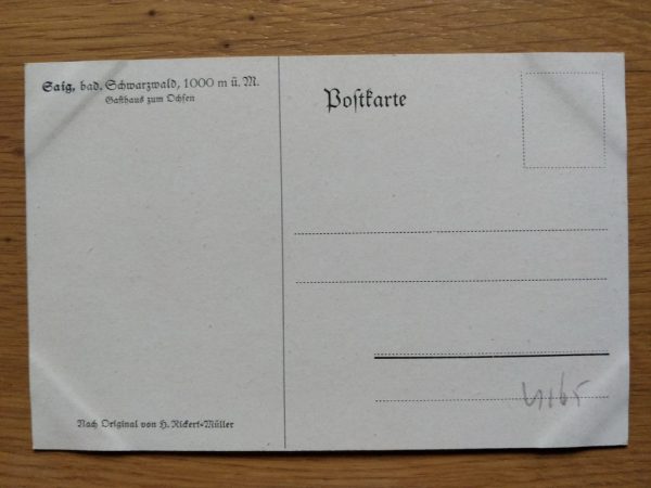 Postcard Saig Schwarzwald 2 - Image 2