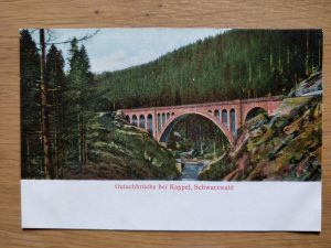 Postcard Gutachbrucke bei Kappel