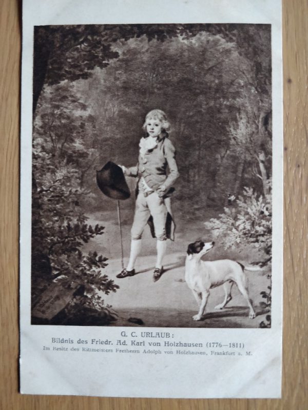 Postcard Bildnis Von Holzhausen Frankfurt