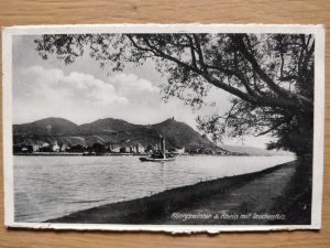 Postcard Konigswinter Rhein mit Drachenfelas