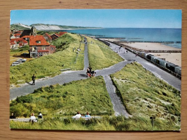 Postcard Zoutelande Strand en Duinen