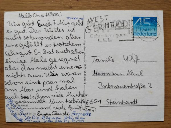 Postcard Zoutelande Strand en Duinen - Image 2